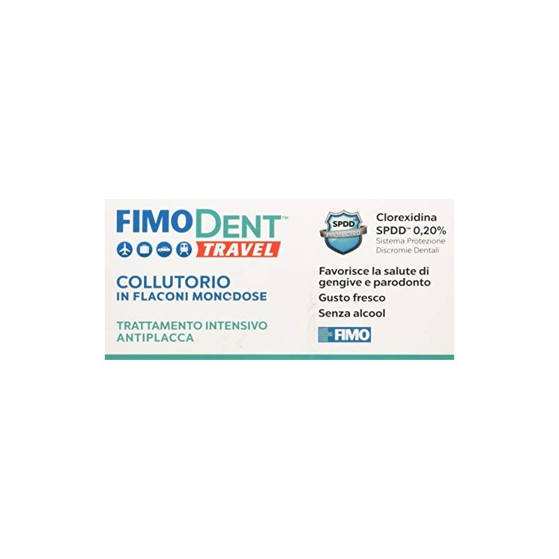 Fimodent Travel Collutorio alla Clorexidina 0.20% in 14 pratiche monodosi