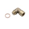 SHLPDFM Angle 90° Lambda O2 Oxygen Sensor Extender M18x1.5 Spacer
