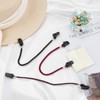 NICENEEDED 6 Pcs Hat Strap Clips Cord Fasteners, Windproof Clips