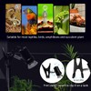 DOMICA Dimmable Reptile Heat Lamp with Timer + 50W UVA