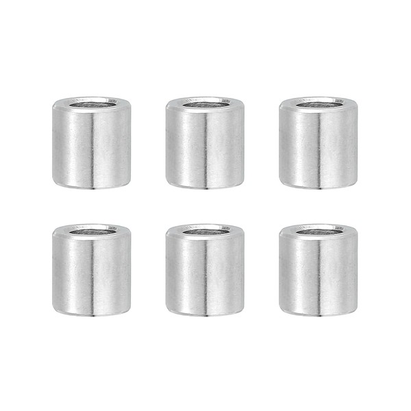PATIKIL 6 Pcs Stainless Steel Spacers, 4mm ID x 8mm