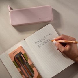 DIVERSEBEE Black Ink Ballpoint Pens, 3 Pack Retractable No Bleed Bible Pens, Cute Aesthetic Pastel Pens for Teachers, Bible Study Journaling Supplies, School Office Gifts Accessories, 1.0mm (Terra)