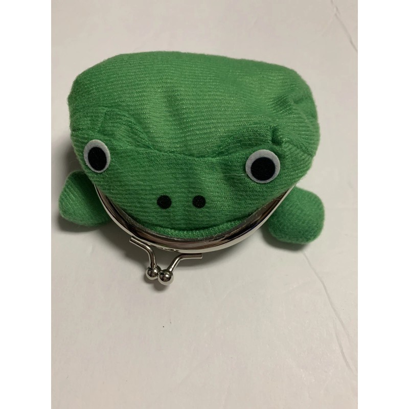 Unbranded Naruto Inspired Gama-Chan Frog Toad Coin Purse 4”x4” Cosplay