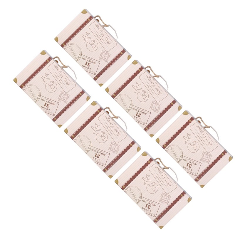 50 Unids/set Novedosa Mini Maleta Elege Caja de de Dulces