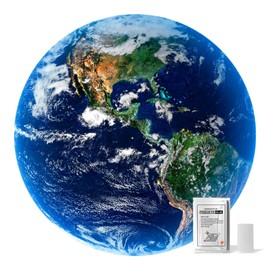 1000 Piece Round Jigsaw Puzzle for Adults, Circular Puzzle with Puzzle Glue & Scraper Premium Framing-Ready Art for Home Decor, Challenge & Relaxation(Earth Planet)