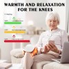 Cordless Heated Knee Massager Vibration Therapy Knee Massager with LED