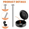 Zhengmy 3 Inch Shutter Screws and Caps Bulk Shutter Fasteners