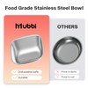 304 Stainless Steel Bowl, Compatible with Mubbi Basic Automatic Feeder,
