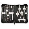 Solingen 12-Piece Manicure Set with Leather Case Nail Care (White)