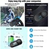 FreedConn TCOM-SC Motorcycle Helmet Bluetooth Intercom Headset Communication Systems Kit,