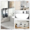 Shampoo and Conditioner Dispenser,Unisense Shower Soap Dispenser 2 Chamber No