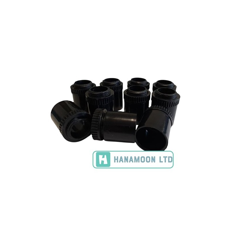 20mm PVC Male Conduit Adaptor Black– Pack of 2