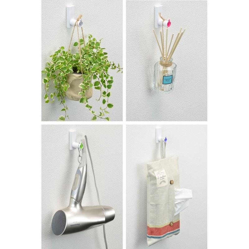 GAONA GA-ME001 GAONA Wall Mount Hook for Plasterboard Gray