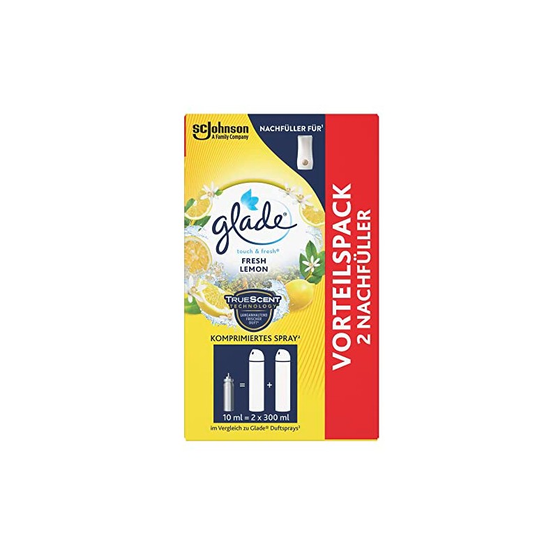 Glade Touch & Fresh (Brise One Touch) Refill Twin Pack,
