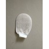 Natural Loofah Bath Glove | Beige Textured Scrubber Cotton Cuff