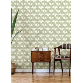 NuWallpaper Green Finley Peel and Stick Wallpaper, NUS4987