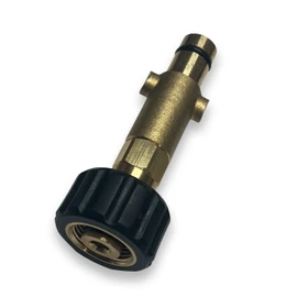 M&M Smartek Bayonet Adapter for / Compatible with Nilfisk Gerni Quick with M22 AG (Male Thread) for Pressure Washers Foam Lance Foam Cannon etc.