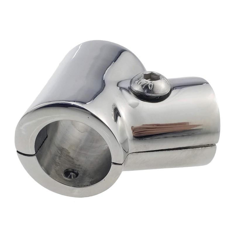 Heavy Duty 316SS Boat Hand Rail Fitting- Polished 60 Degree