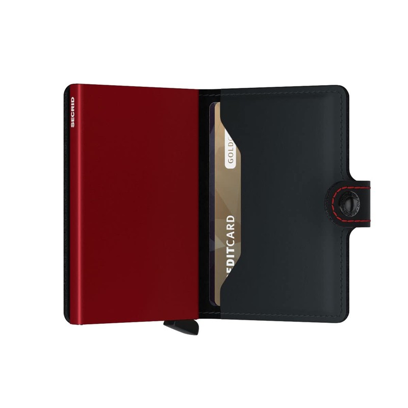 Secrid Unisex Mini Wallet Travel Accessory Card Holder Envelope, Black