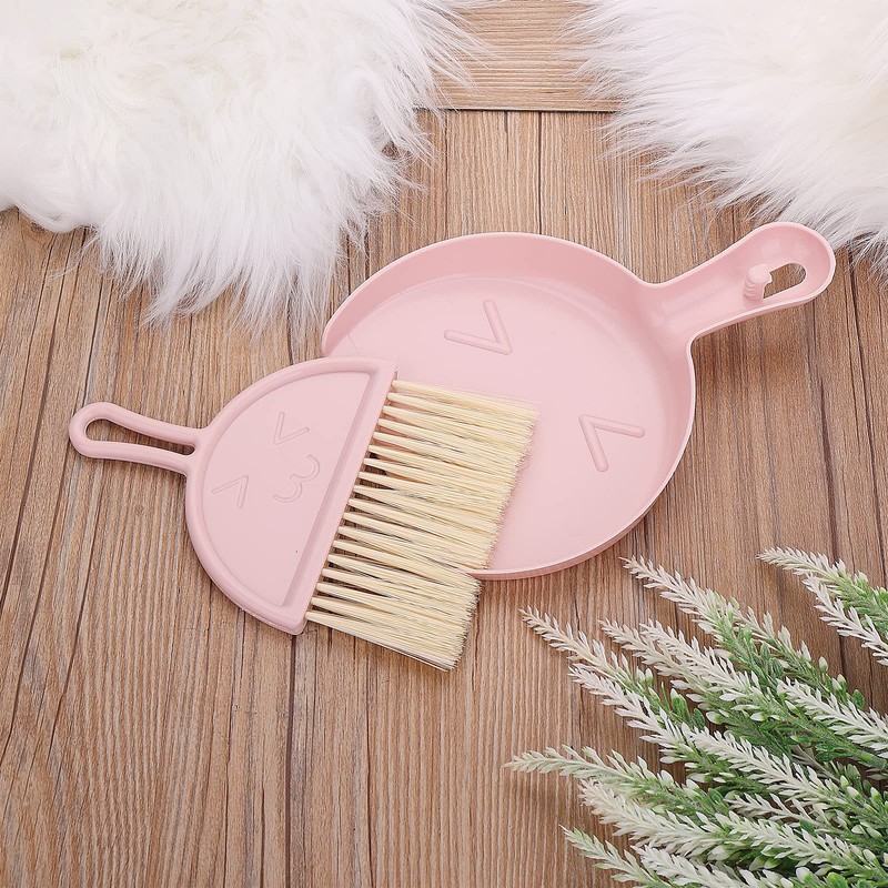 cobee Mini Dustpan and Dustpan Cleaning Set, Portable Table Brush