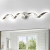 HUOKU Dimmable Modern LED Bathroom Vanity Light 32 inch, 20W