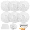 100PCS Bowls Covers and 1pc Dough Scraper for Bread Proofing