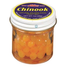 Atlas Mike's Chinook Cheese Salmon Fishing Bait Eggs, 1-Ounce, Yellow