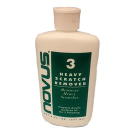 Plastics America Novus 3 Heavy Scratch Remover, 8oz Bottle