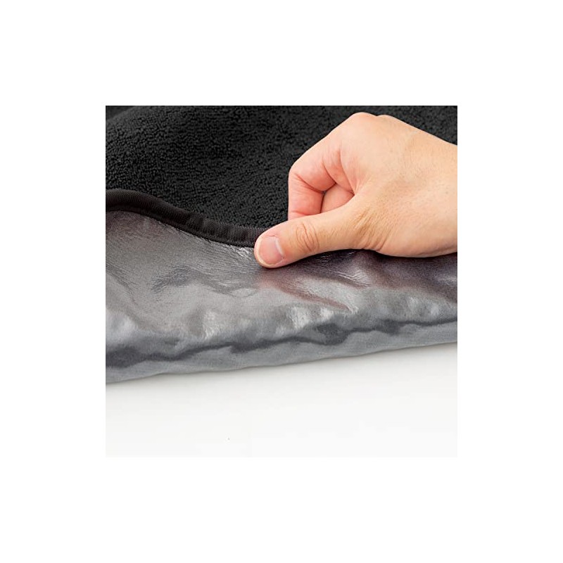 Bonform 4042-10BK Seat Cover, Absorbent, Waterproof, 1 Front Seat, Black