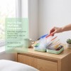 Waterproof Pill Organizer Pouch Set with 14 Color-Coded Pouches