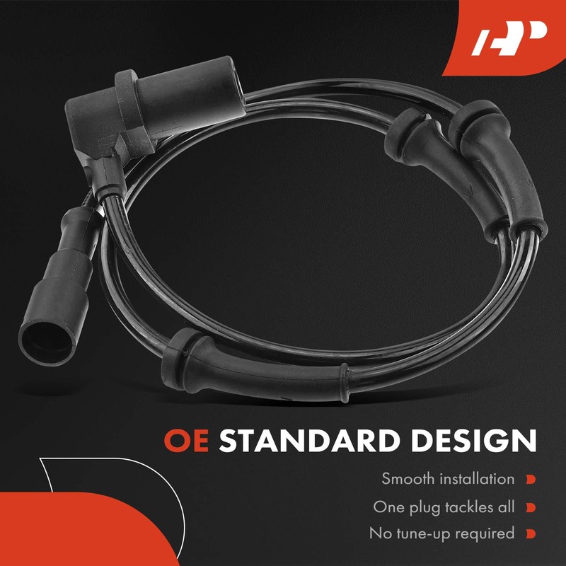 A-Premium ABS Wheel Speed Sensor Compatible with Volkswagen Models -