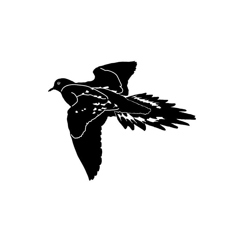 Dove Decal – Dove Hunting Decal – 2501 (Medium, White)