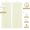 10 x 10ft Beige Backdrop Curtains with Lights String for