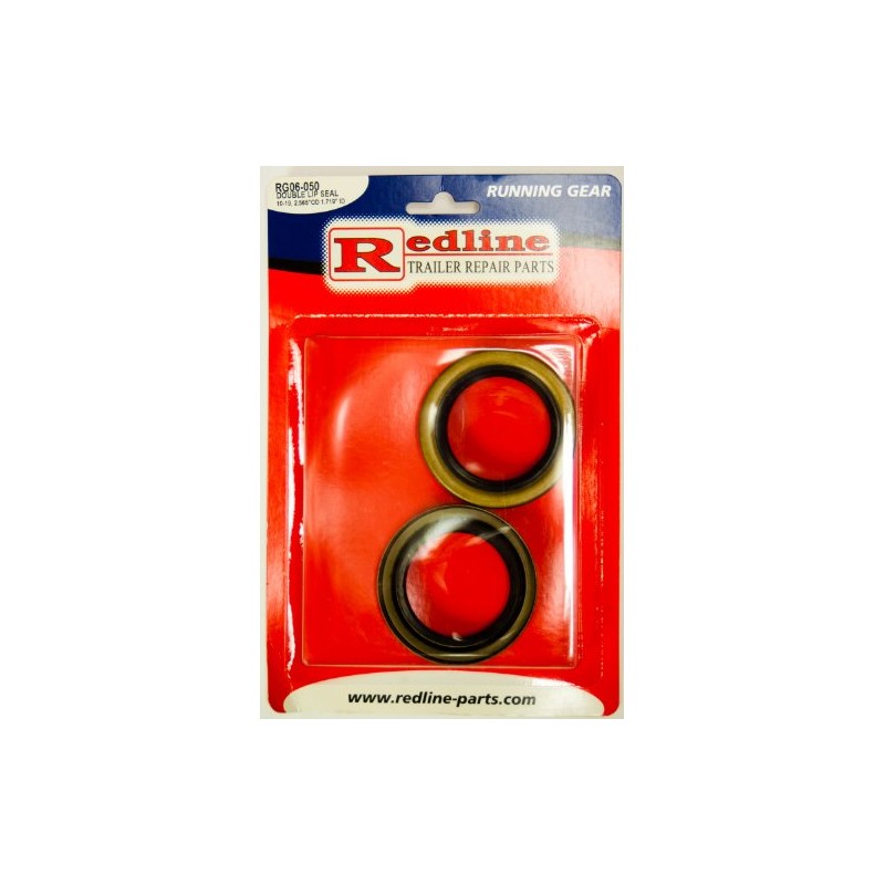 Redline RG06-050 Double Lip Trailer Seals, 2.565"