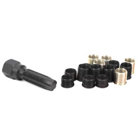 M14 x 1.25 Spark Plug Thread Repair Tool Screw Tap Carbon Steel Rethread Kit