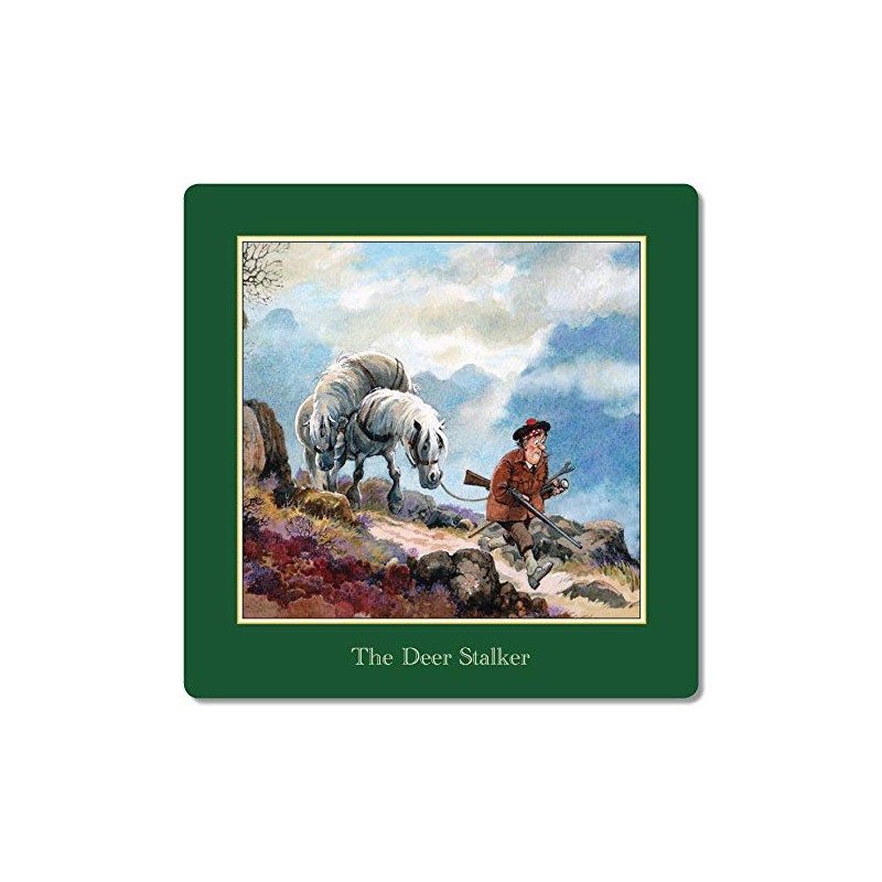 thelwell 6 Shooting Coasters. From his iconic sporting prints. British