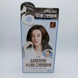 Elastin 엘라스틴 샴푸하듯 10분 간편염색 80g 흑갈색 x 1개 Elastin Shampoo-Like 10-Minute Quick Dye 80g Black Brown x 1 [Shampoo-like 10-minute easy coloring, black-brown x 1 piece]