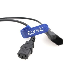 Eonvic IEC320 C14 to C13 Female European Standard Female Conversion Cable Splitter Adapter Cable 30cm
