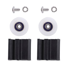 Uadme Halls Greenhouse Door Wheel Replacement Kits Long Term Use Greenhouse Door Wheel Replacement Kit Greenhouse Door Wheel Replacement Kit Castors Sliding Door - 22mm