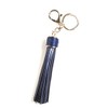 Rigral Women's Bag Charm Tassel Key Ring Keychain, blue