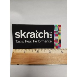 Skratch 4" Skratch Labs - black- Bicycle Bike Frame Energy Cycling Sticker Decal