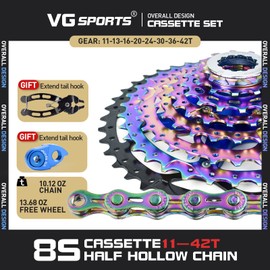 VG SPORTS 8/9/10/11/12 Speed Ultralight MTB Groupset 11-40T/11-42T/11-50T