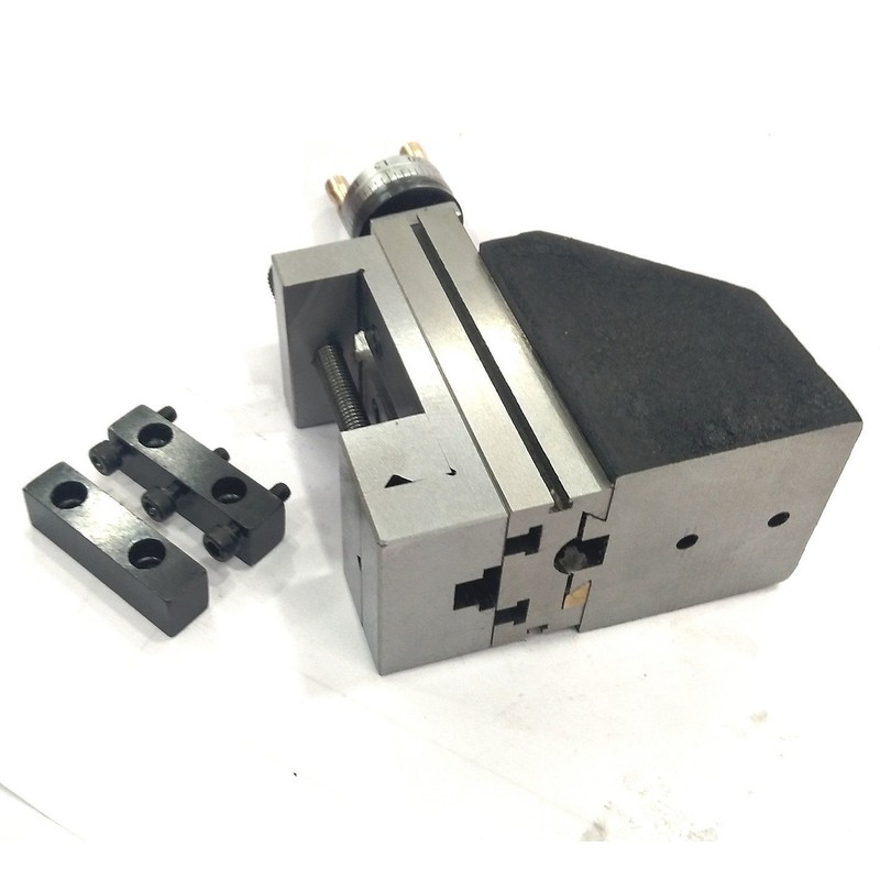 Mini Vertical Slide with 2"/ 50 mm Steel Vice-Instant Milling-on