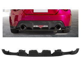 KUAFU Rear Diffuser Compatible with 2013-2020 Subaru BRZ Replacement for E5610CA000 Body Kit Rear Bumper Diffuser Lip Spoiler ABS Plastic Carbon Fiber Color