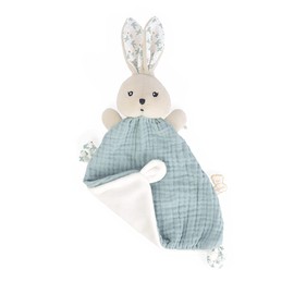Kaloo - K'Doux - Colombe Rabbit Comfort Blanket Sky blue - Swaddling material - 20cm - From birth onwards - K969947