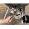 Weber 22-1/2-Inch One-Touch Cleaning System Kit for Grills, Silver