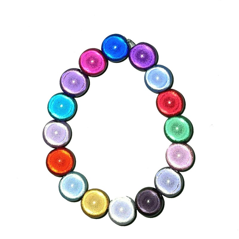 3D Illusion Miracle Acrylic Beads 10 mm / 25pcs (White)