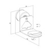 LogiLink BP0207W Speaker Wall Mount for SONOS ERA 100 &