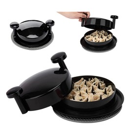 Chicken Shredder, Meat Shredding Tool with Handles and Non-Skid Base Suitable for Pulled Pork, Beef and Chicken(Black)