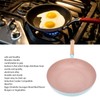 Frying Pan Egg Omelette Pan with Wooden Handle Heat Resistant